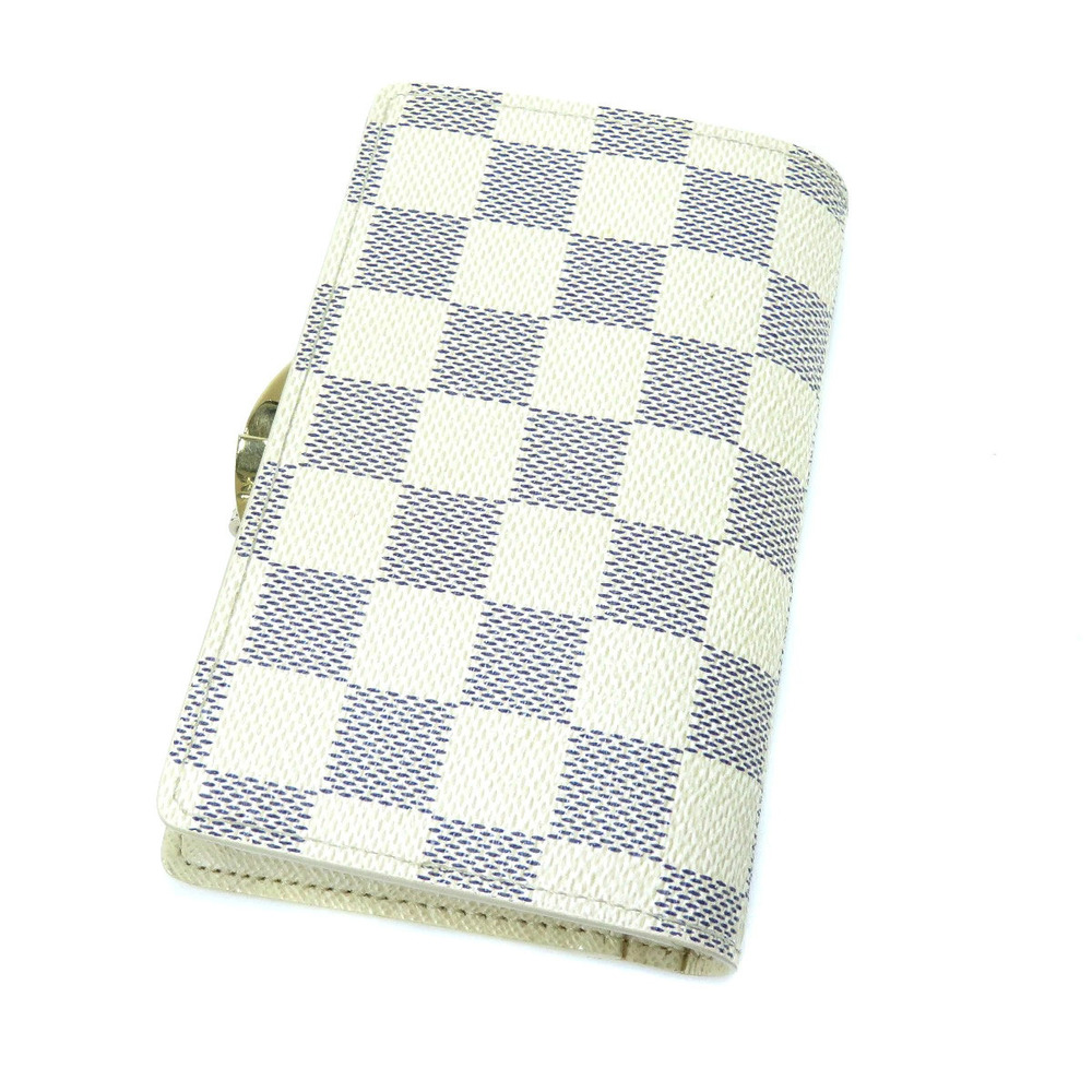 Louis Vuitton Wallet Damier Bi Canvas fold Viennois Portefeuille Brown
